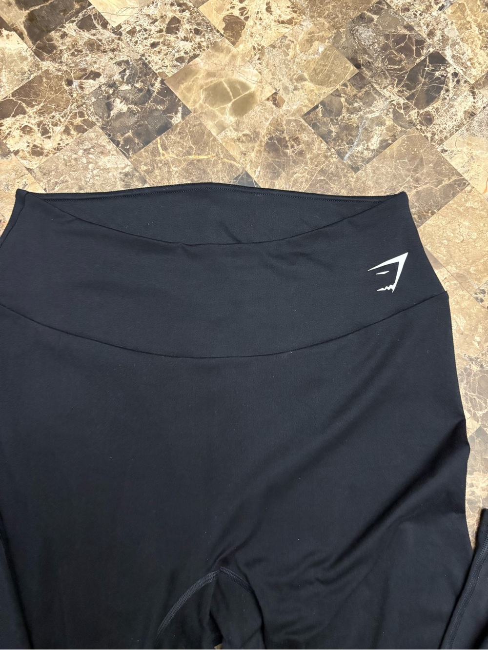 Gymshark High-Waist Black Performance Leggings medium - Picture 4 of 7